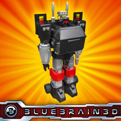 3D Model of Transforming Robot Truck - 3D Render 0